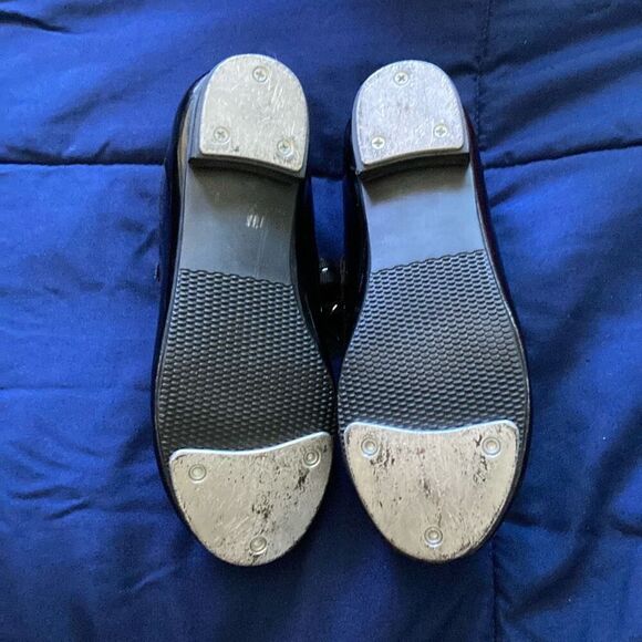Toddler Girl’s Tap Shoes Black size 10.5 - Picture 2 of 4